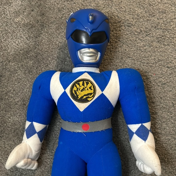 Vintage 1993 blue ranger stuffed figure 18” power rangers - Picture 2 of 6